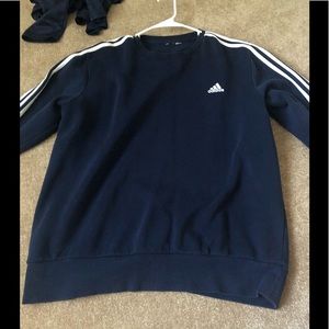 Mens XL Adidas Crewneck Navy